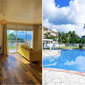 Manui Condo avec piscine et vue sur la mer et l'île de Moorea